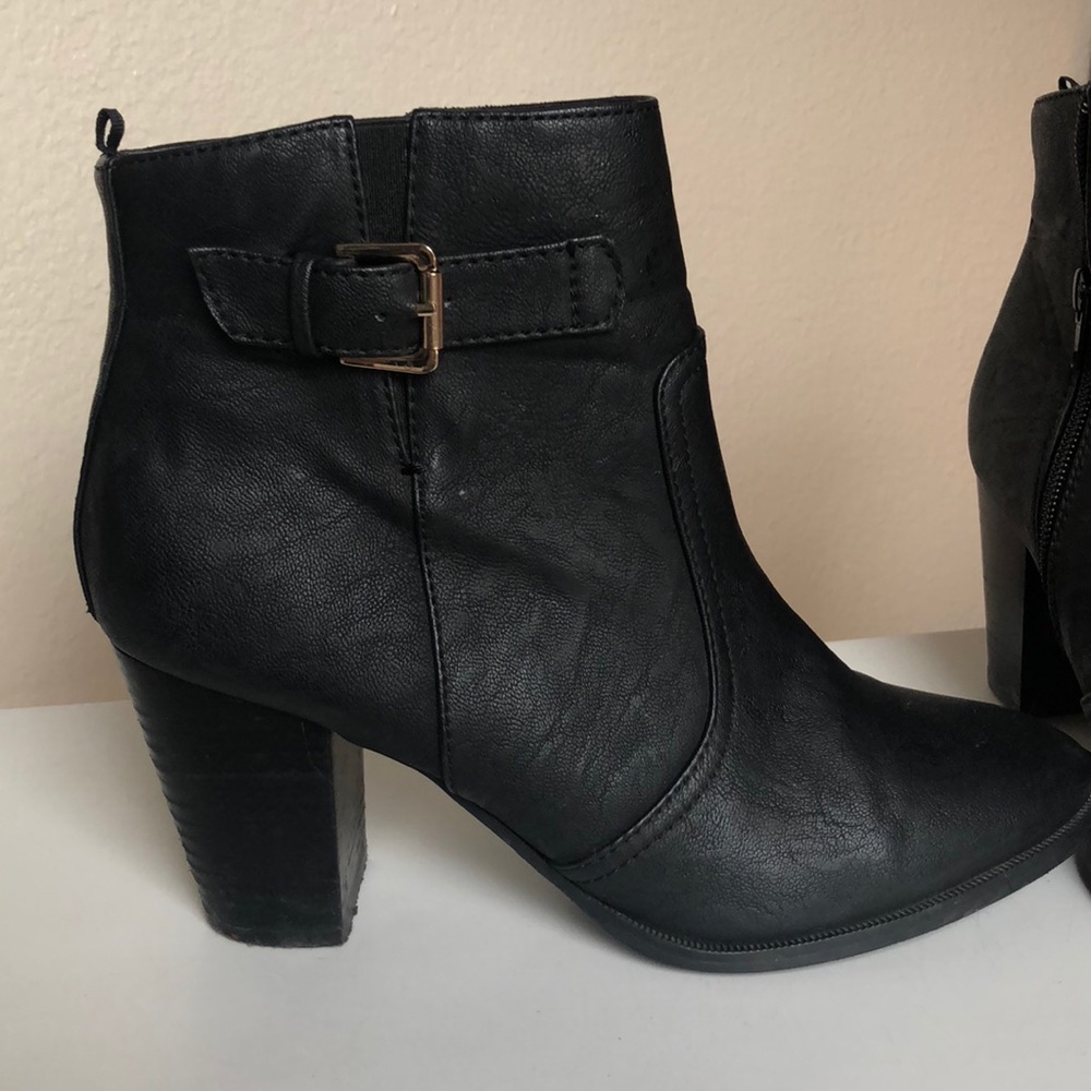 Black H&M booties